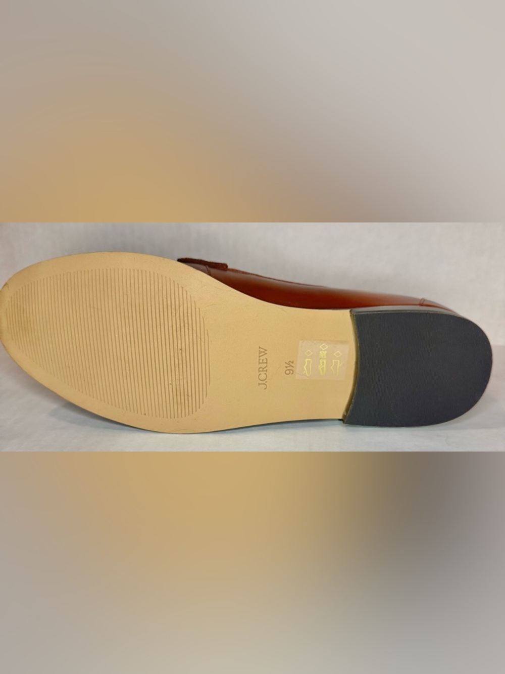 J. Crew Factory Classic Loafers Brown Antique Oak Size 9.5 - Picture 6 of 11